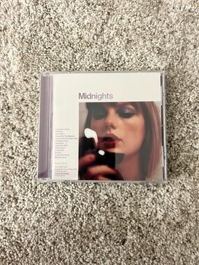 Taylor Swift "Midnights" CD — White & Purple Cover